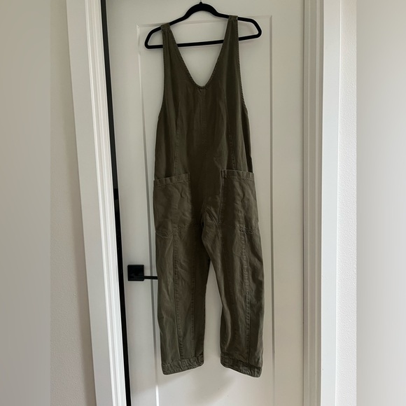 Free People Olive High Roller Jumpsuit - Picture 5 of 7